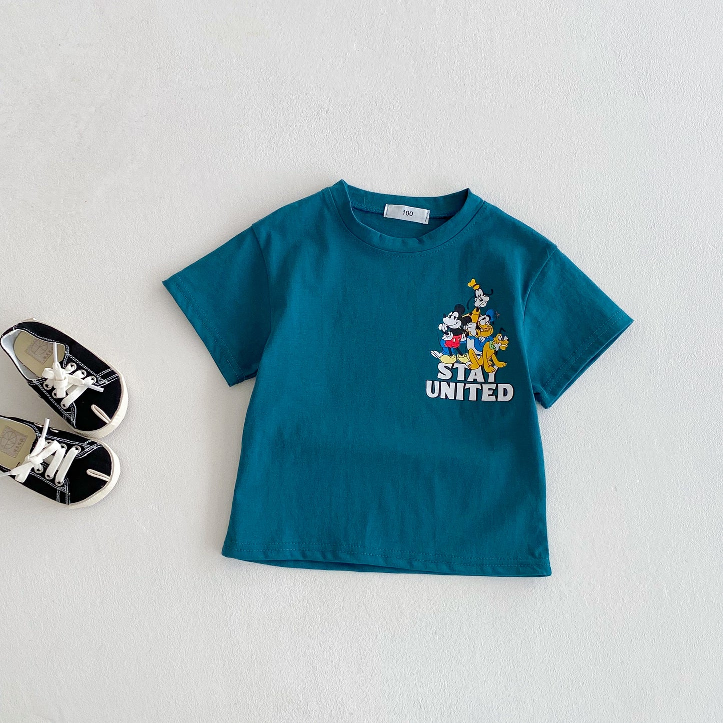 New 2025 Stay United Pure Cotton T-Shirt and Shorts Set