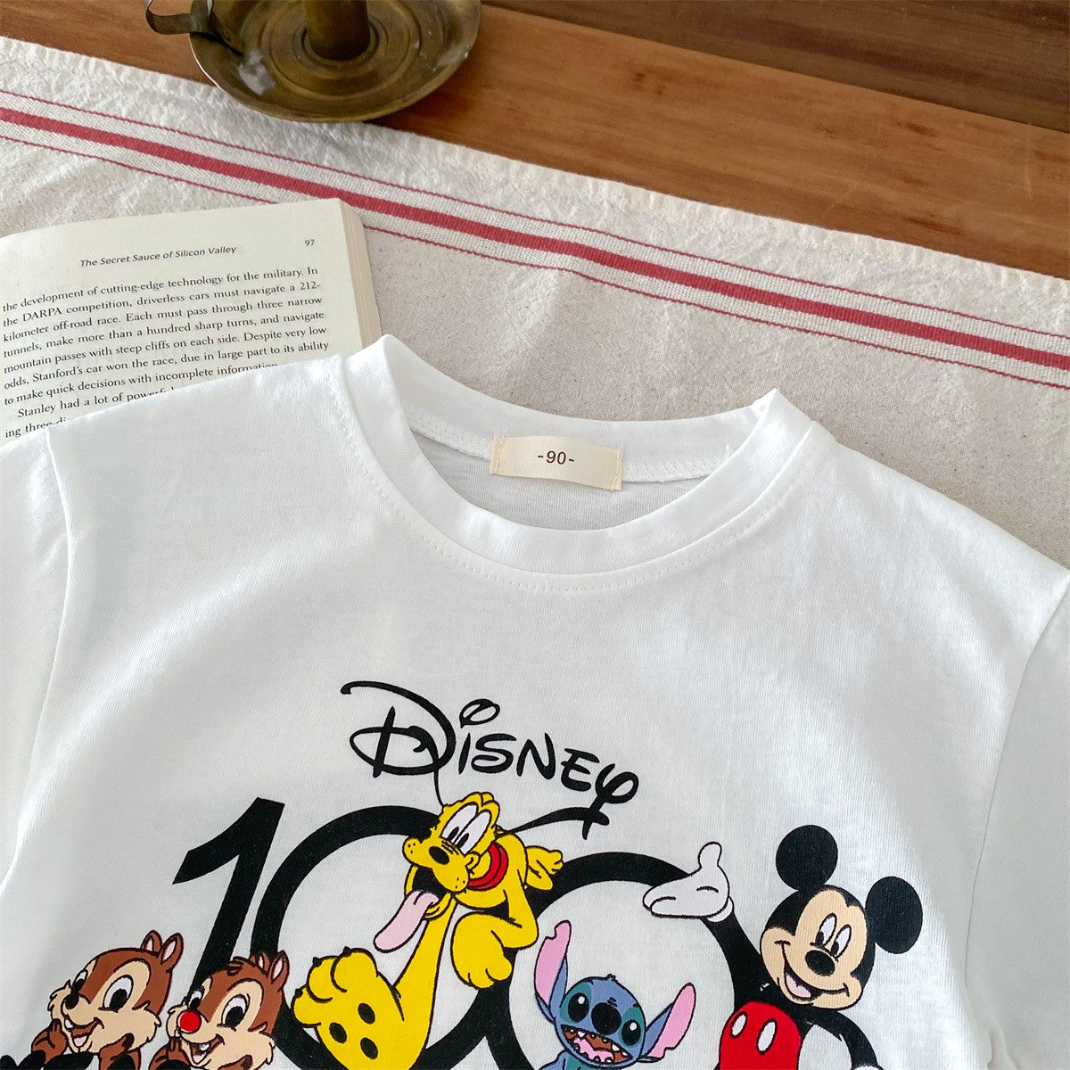 100% Cotton 100 Years Disney T-Shirt