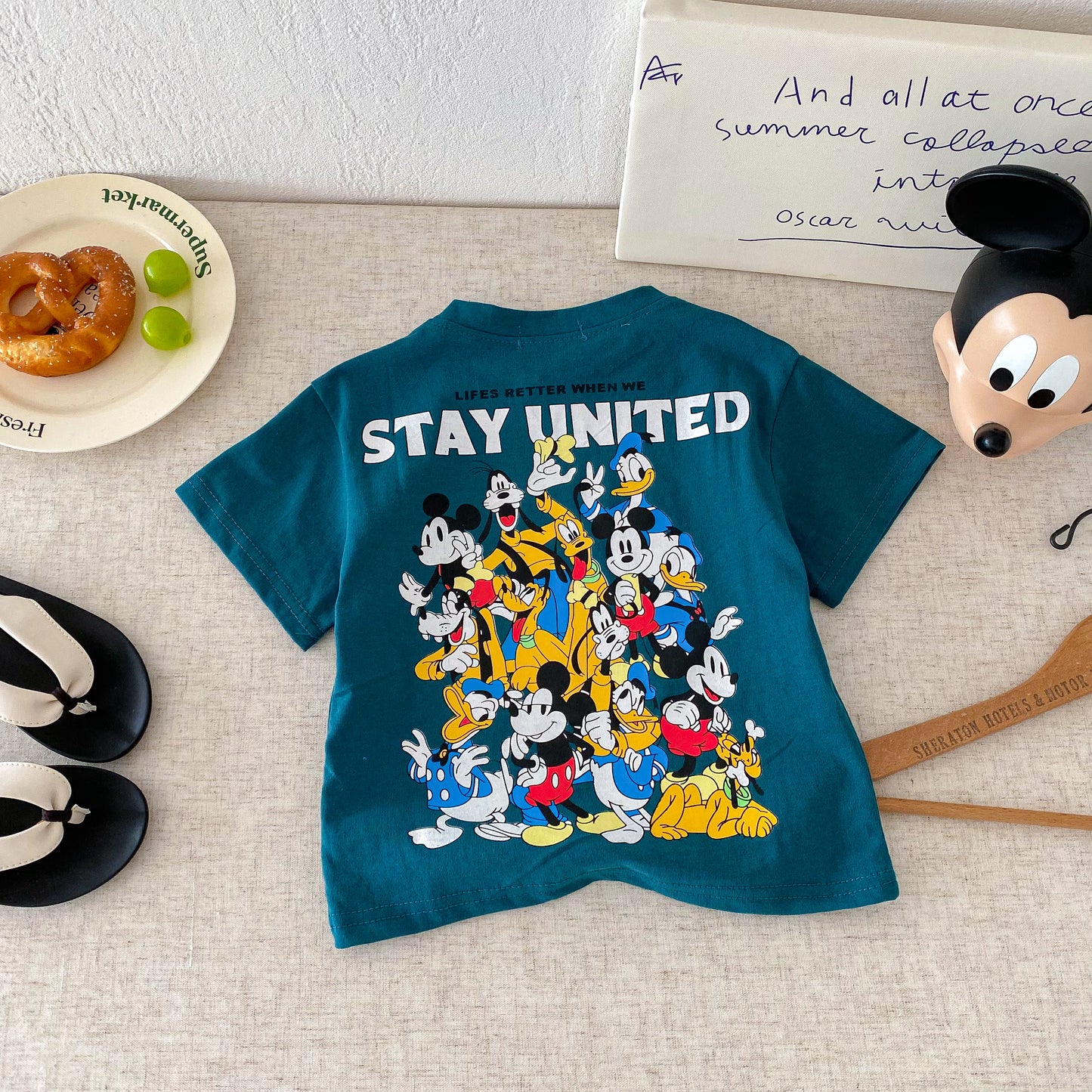 New 2025 Stay United Pure Cotton T-Shirt and Shorts Set