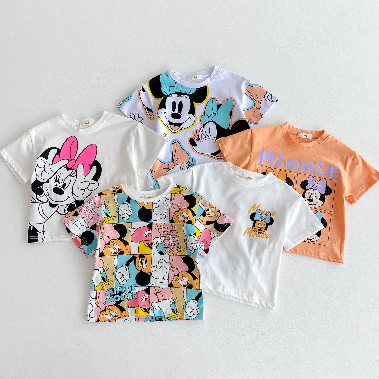 100% Cotton Minnie T-Shirt and Shorts Set