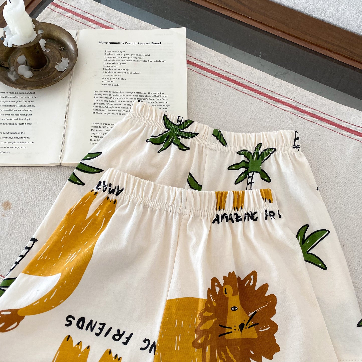 Trees Pure Cotton T-Shirt & Shorts Set