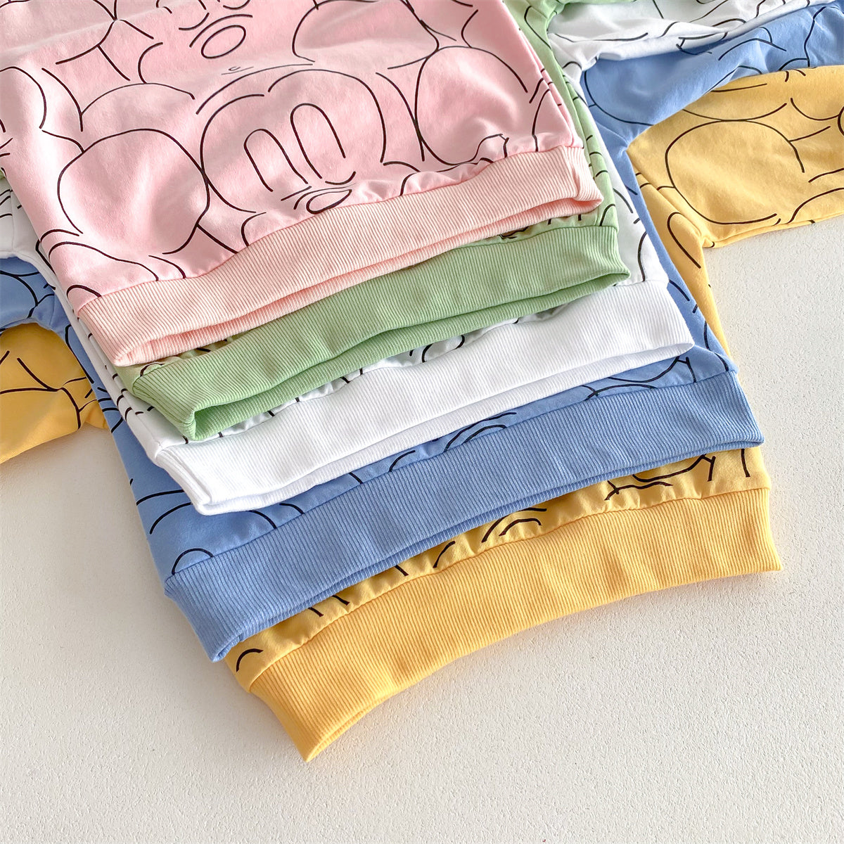 Soft Cotton Mickey Hoodie & Sweatpants Set