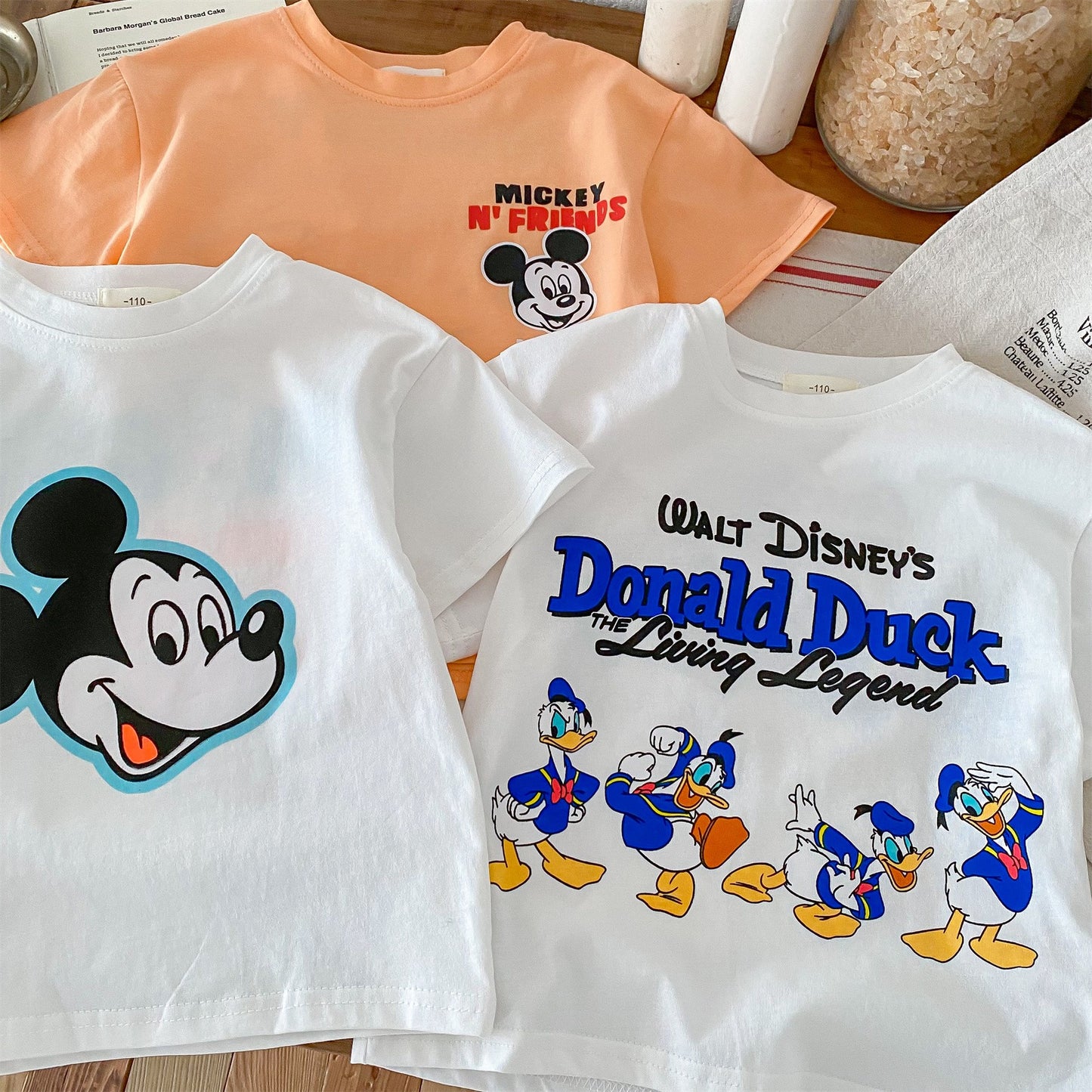 Premium 100% Cotton Donald Duck T-Shirt & Shorts Set