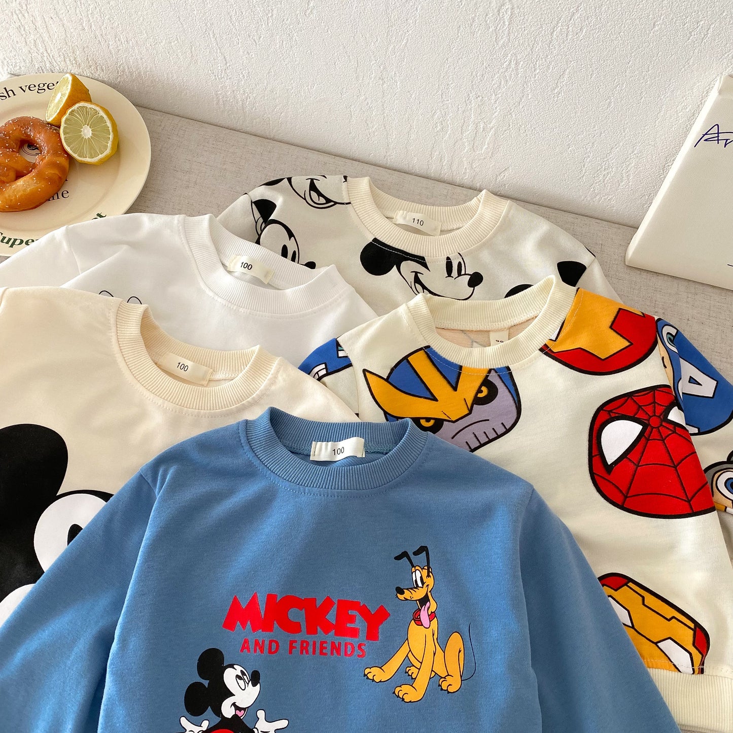 Mickey & Friends Sweatshirt & Trousers Cotton Set