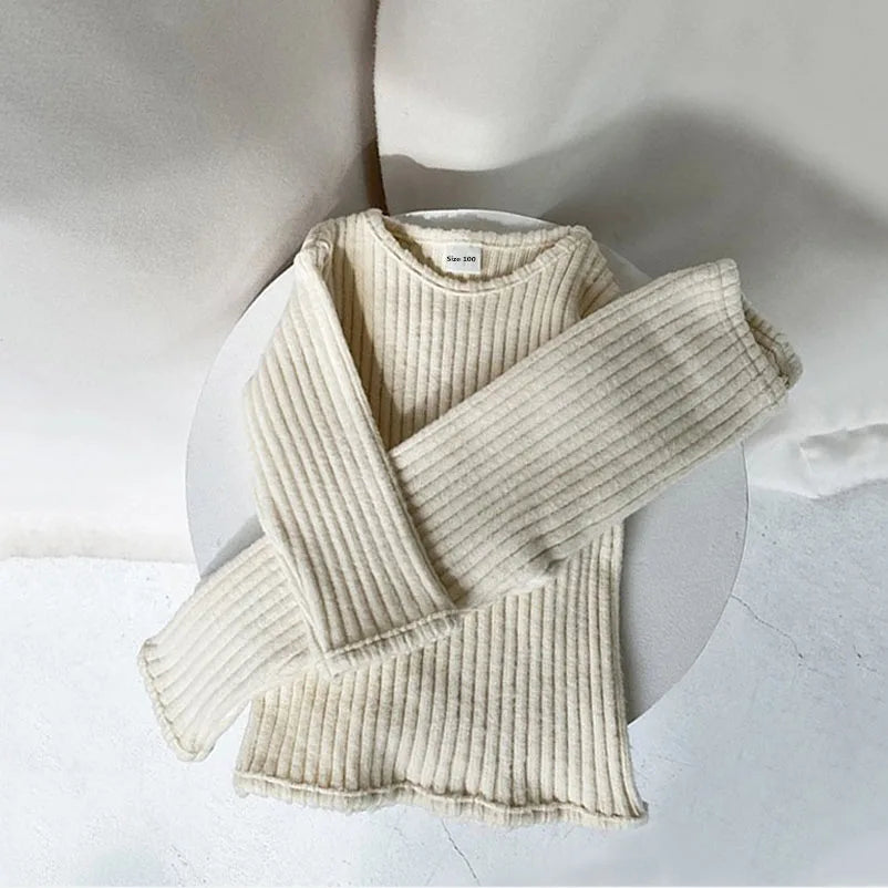 Cotton and Cashmere Knit Sweater Top And Leggings Set