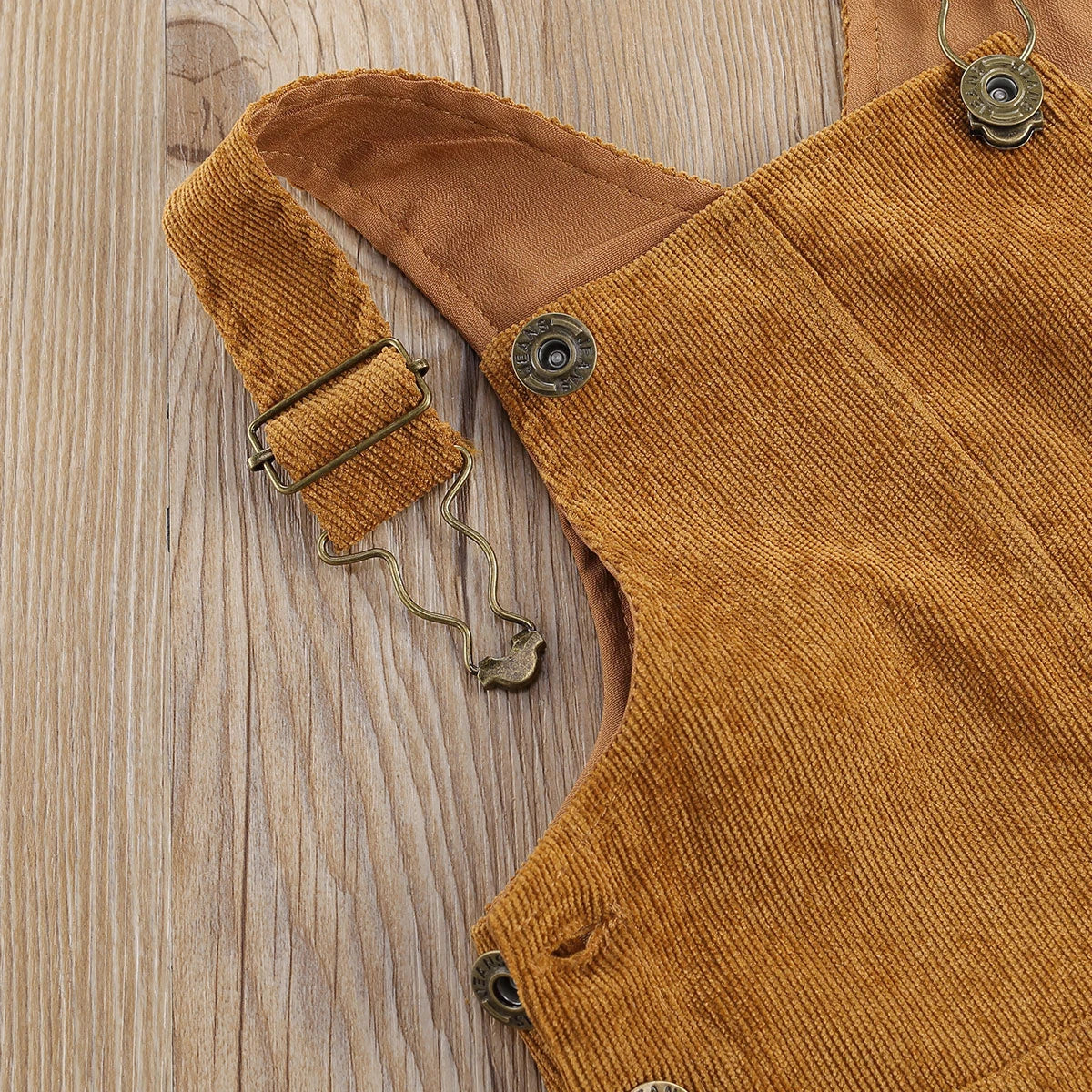Corduroy Overalls with Straps & Pockets