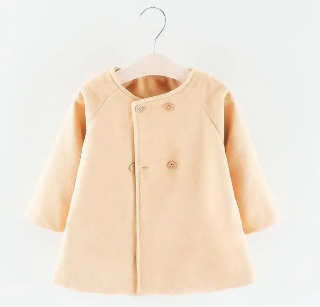 Stylish Wool-Blend Coat