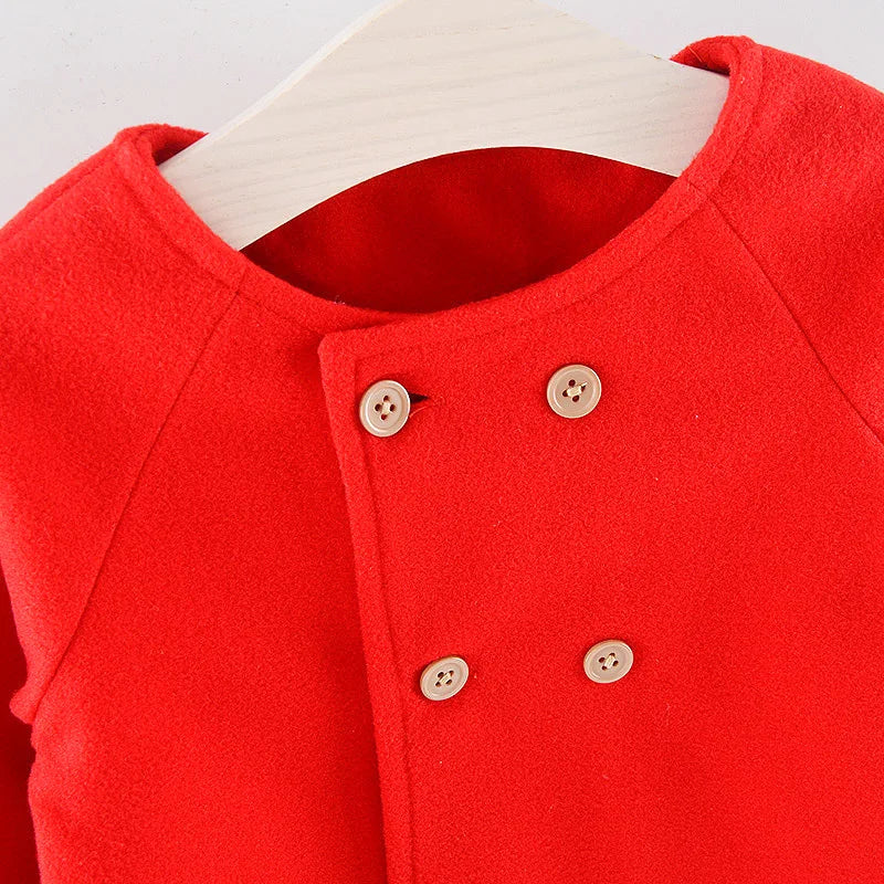 Stylish Wool-Blend Coat