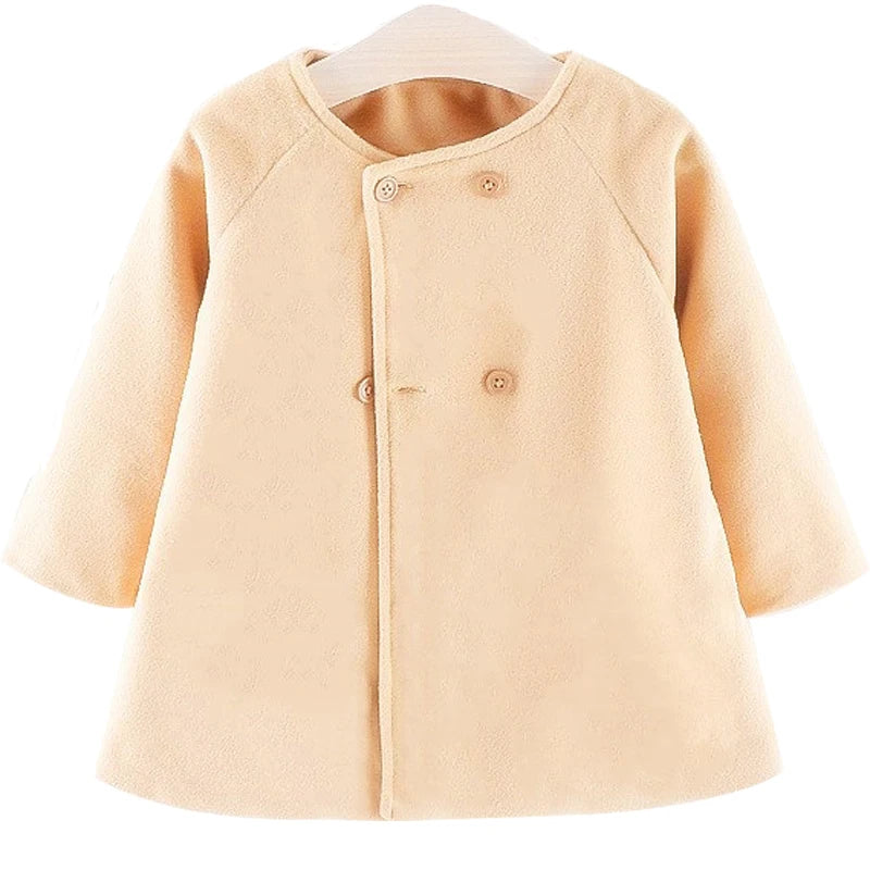 Stylish Wool-Blend Coat