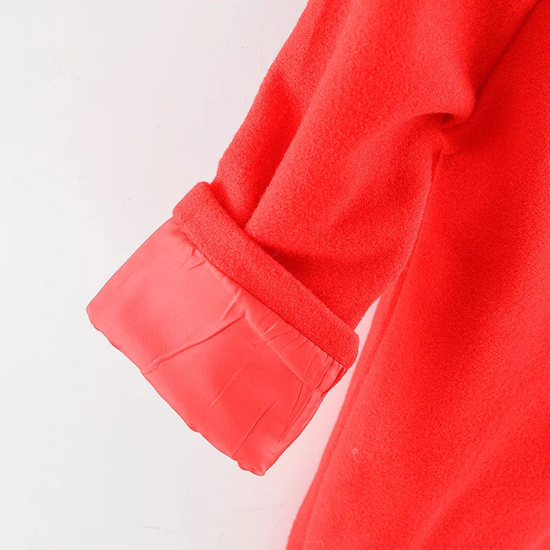 Stylish Wool-Blend Coat