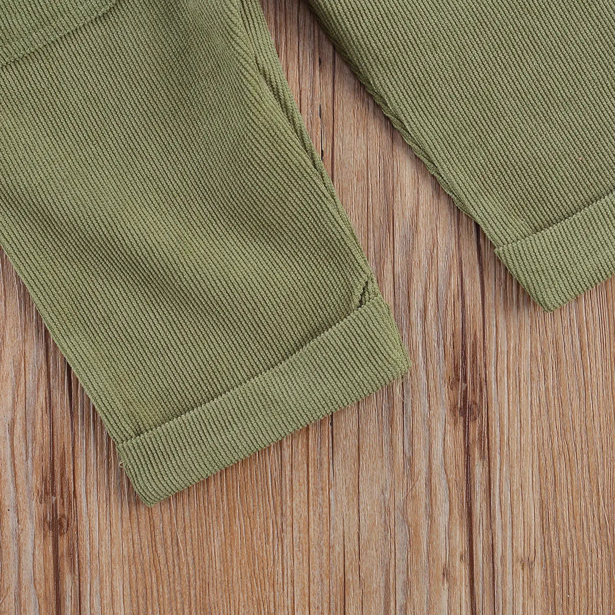 Corduroy Overalls with Straps & Pockets