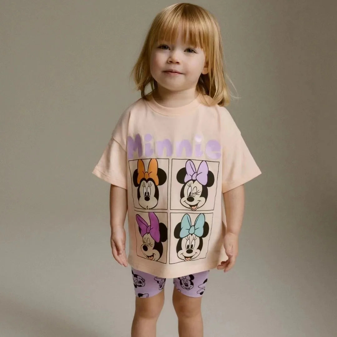 100% cotton Cartoon Tracksuit – Stylish & Comfy Two-Piece Set!