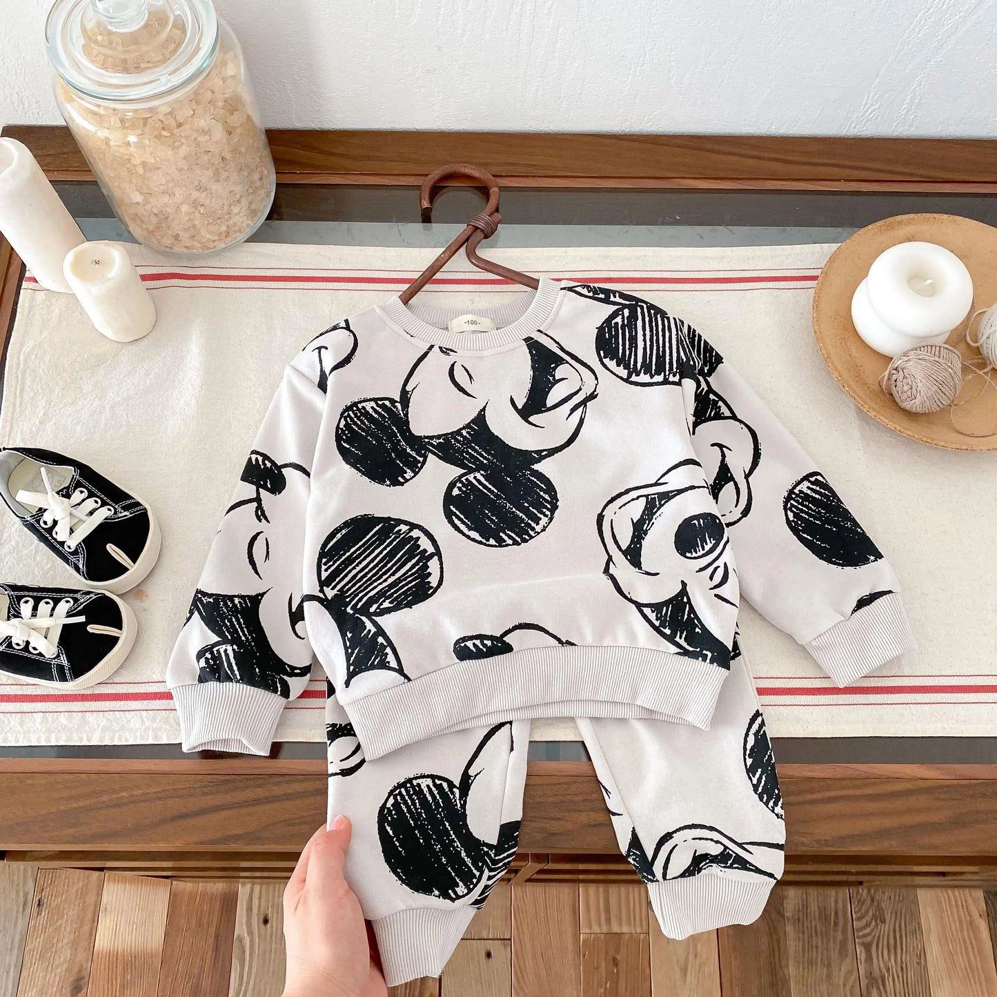 Disney Sweatshirt & Pants Set - 100% Cotton
