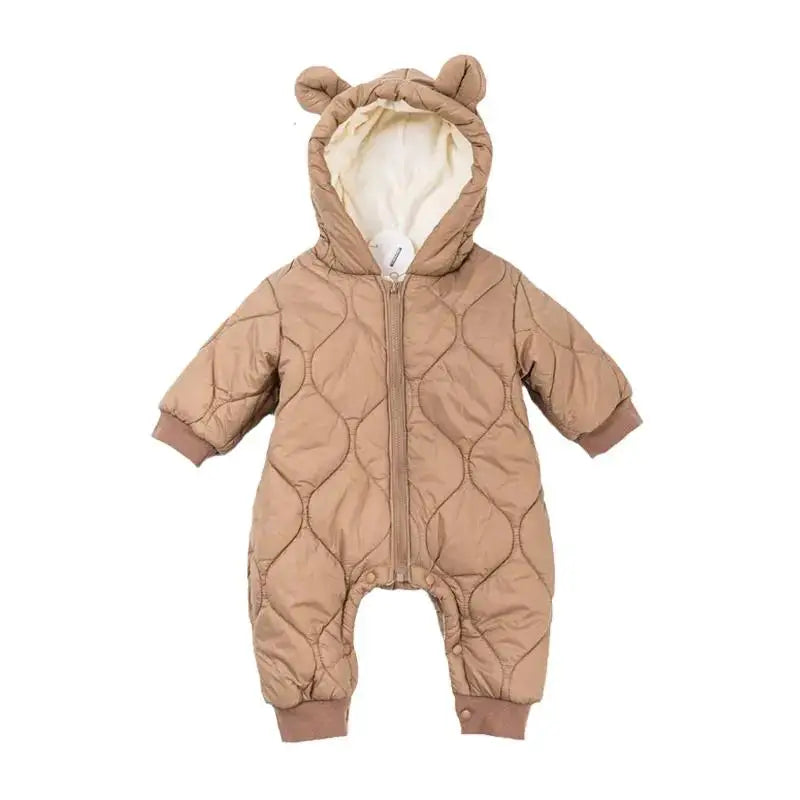 Premium Cotton Fleece-Lined Baby Romper