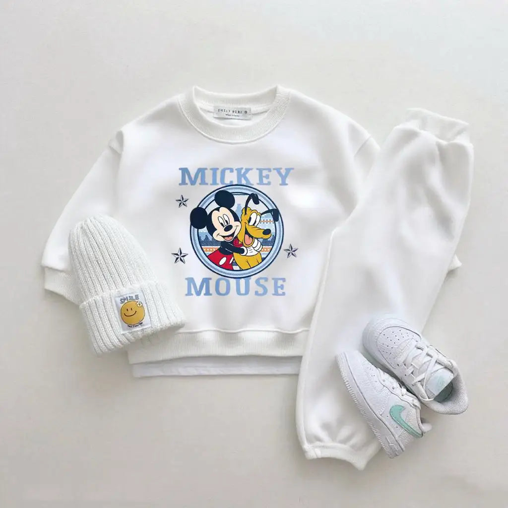 Disney Sweatshirt & Pants Set - 100% Cotton