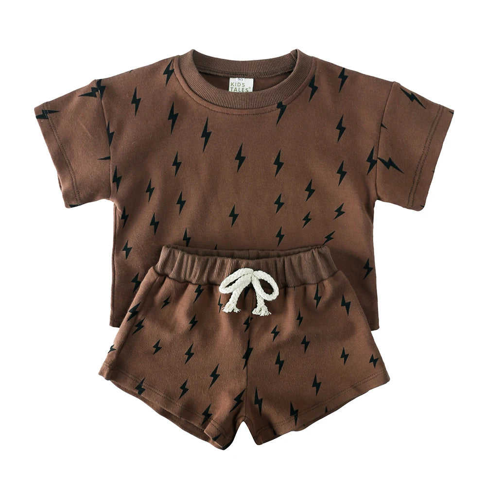 100% Cotton Casual Summer Set for Boys and Girls