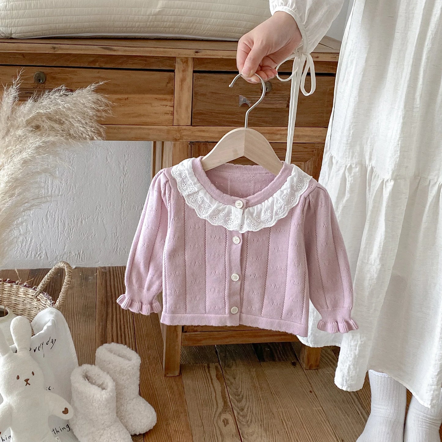 Cozy Soft Cotton Knitted Cardigan