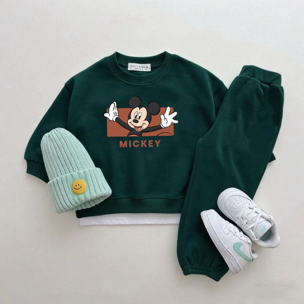 Disney Sweatshirt & Pants Set - 100% Cotton