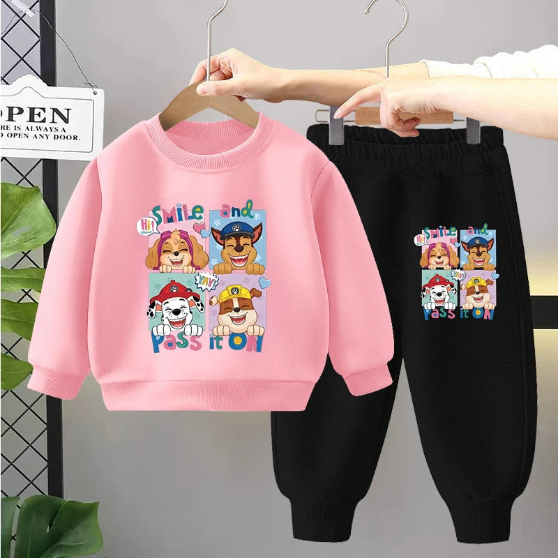 Sweatshirt & Pants Set - 100% Cotton