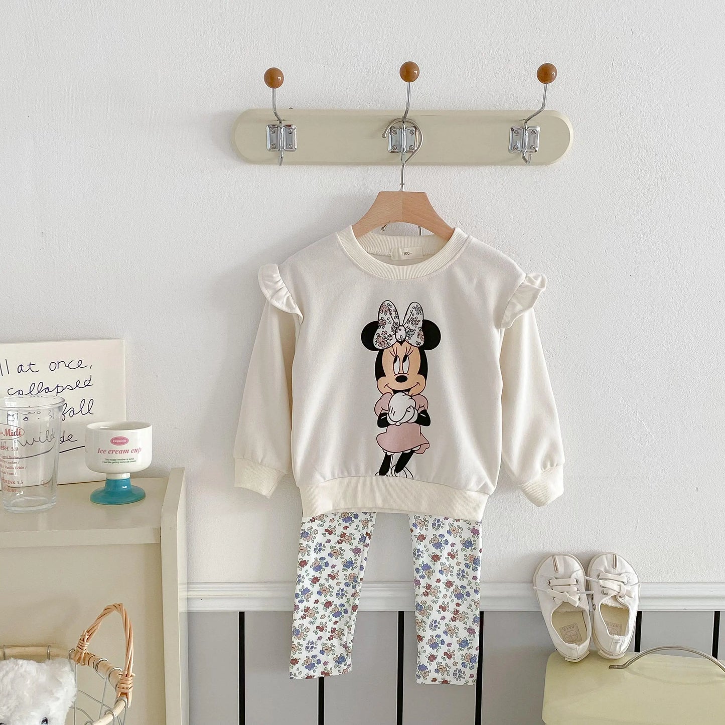 Disney Sweatshirt & Pants Set - 100% Cotton