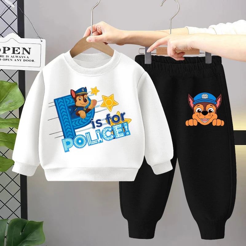 Chase's On The Case Sweatshirt & Pants Set - 100% Cotton