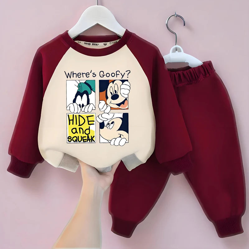 Sweatshirt & Pants Set - 100% Cotton