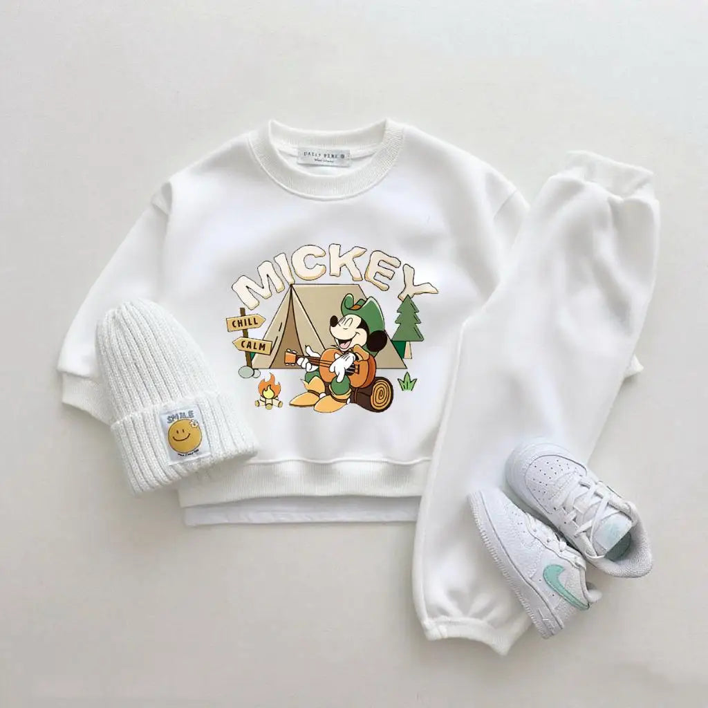 Disney Sweatshirt & Pants Set - 100% Cotton