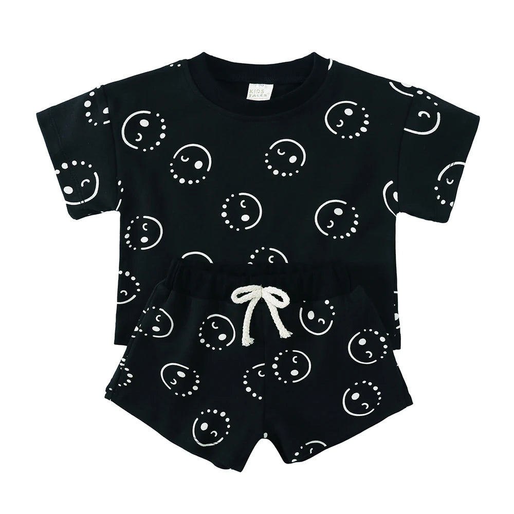 100% Cotton Casual Summer Set for Boys and Girls