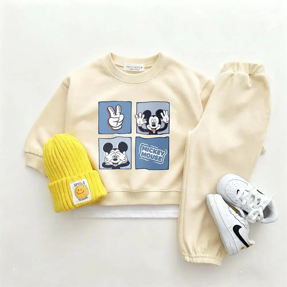 Sweatshirt & Pants Set - 100% Cotton