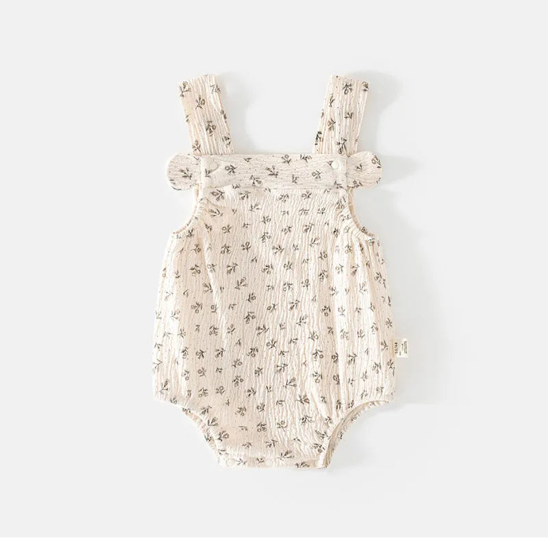 Summer Bodysuit With Charming Floral Print