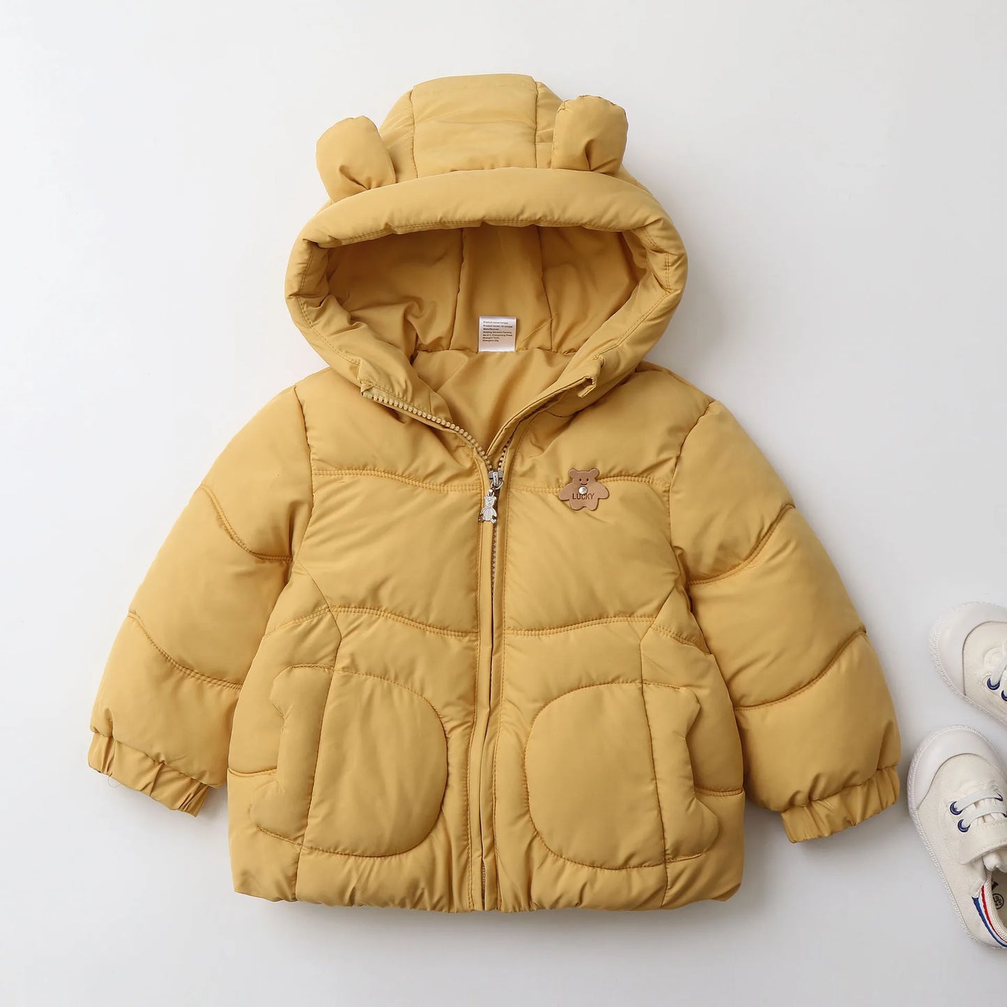 Parkas Thick Cotton Lining Hoodie Warm Jacket Windy Breaker