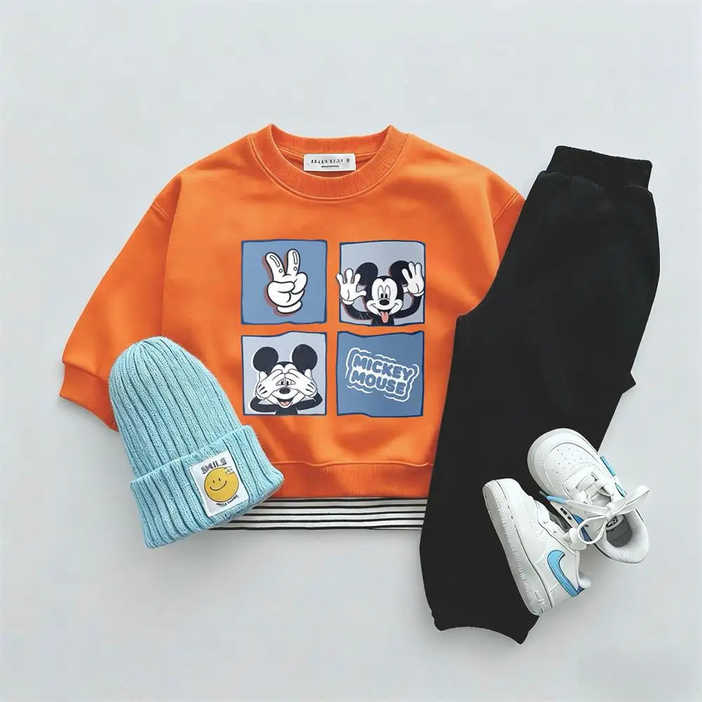 Sweatshirt & Pants Set - 100% Cotton