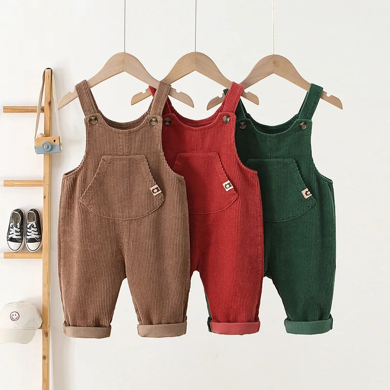 Comfortable Cotton Corduroy Overall