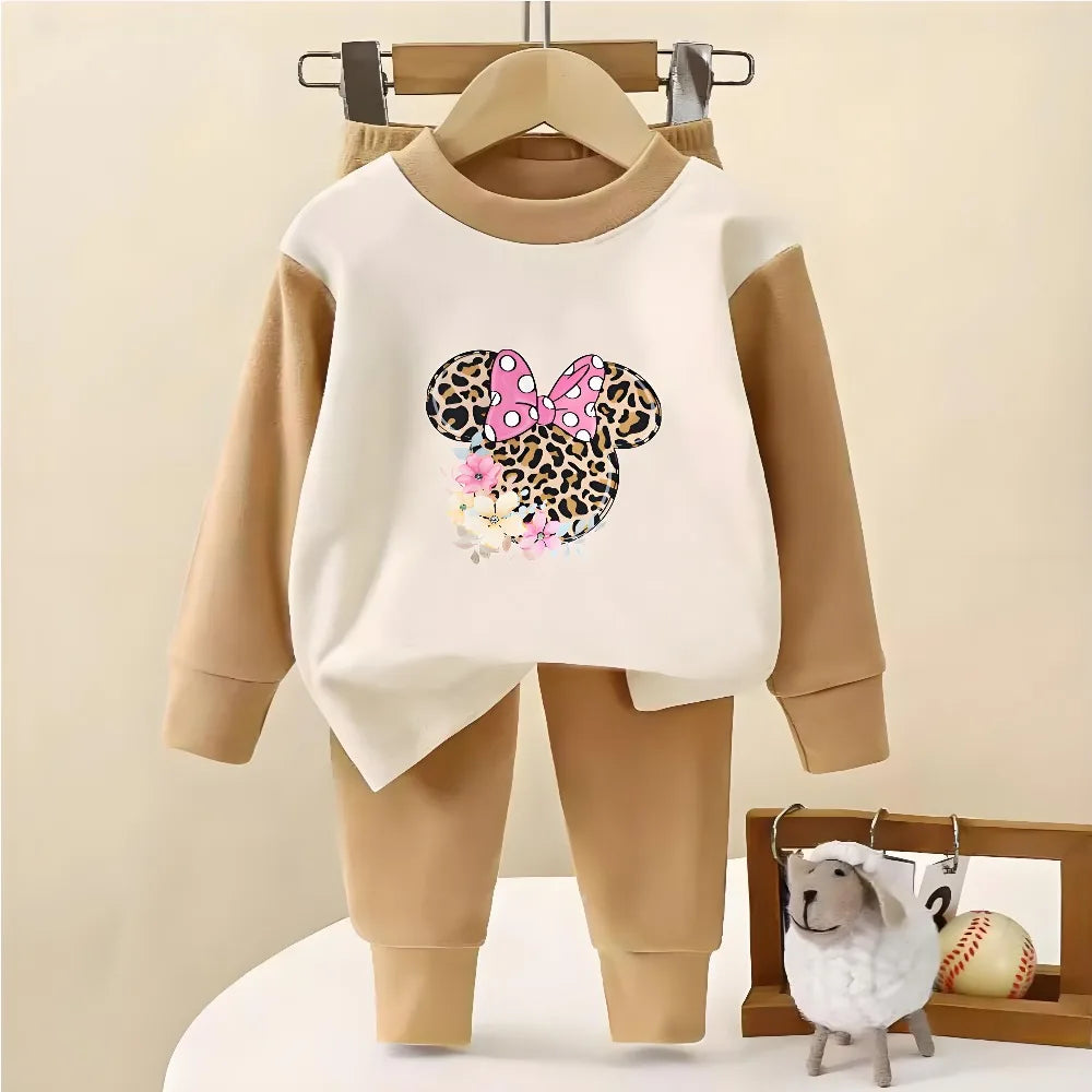 Minnie Disney Sweatshirt & Sweatpants Set