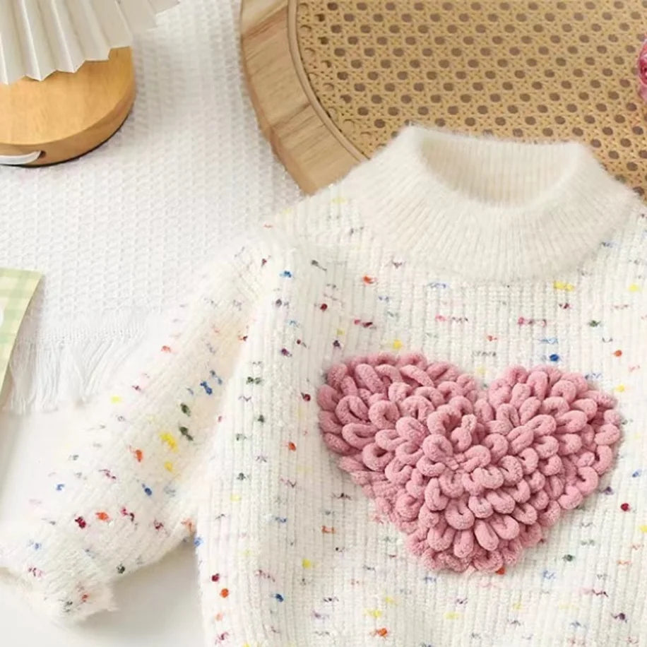 Cozy Heart Knitted Top