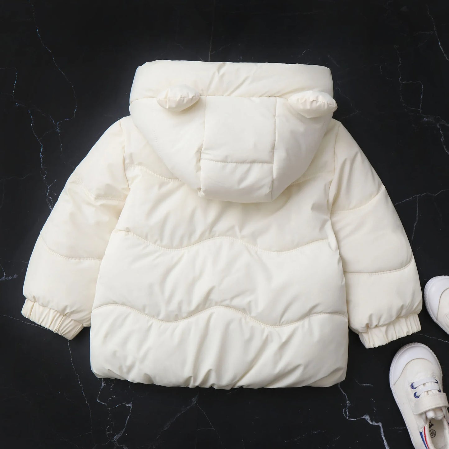 Parkas Thick Cotton Lining Hoodie Warm Jacket Windy Breaker