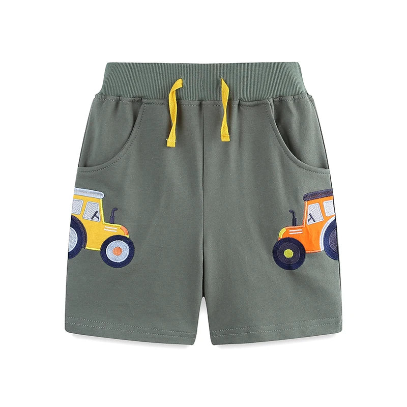 100% Cotton Embroidered Shorts