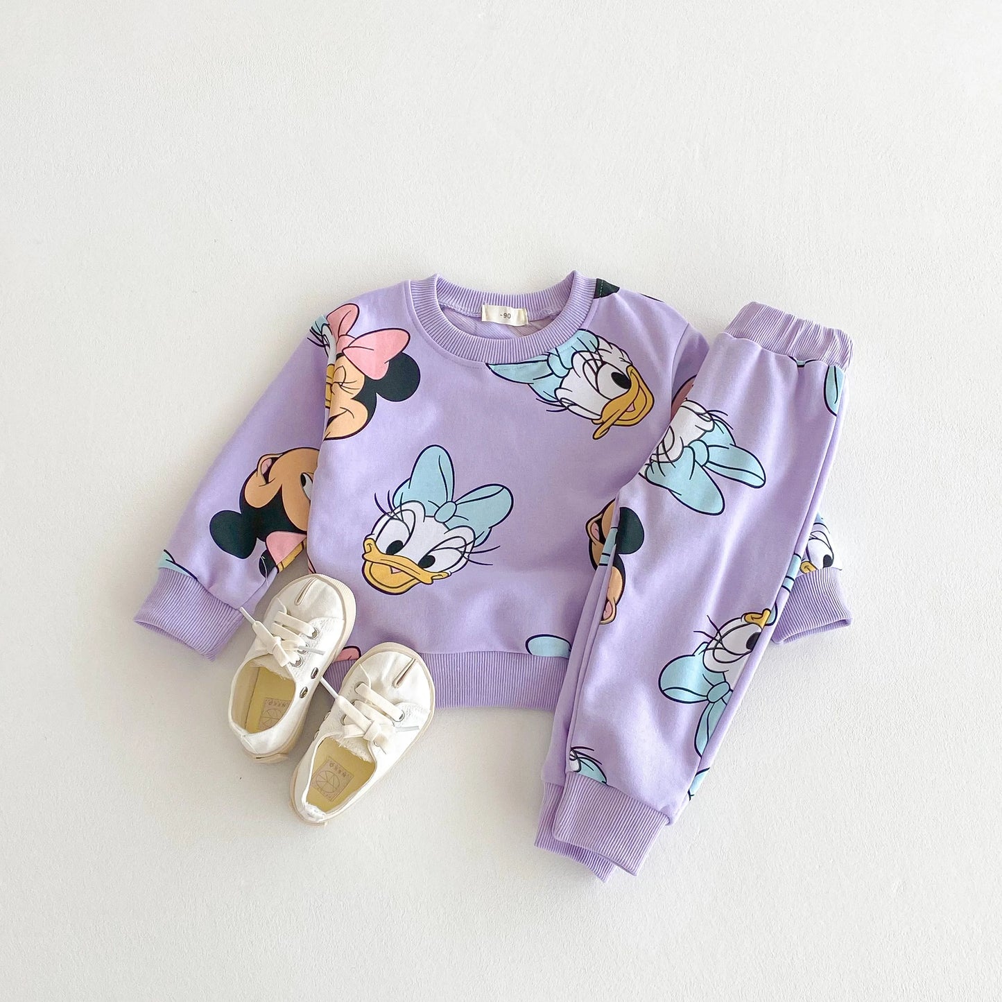 Disney Sweatshirt & Pants Set - 100% Cotton