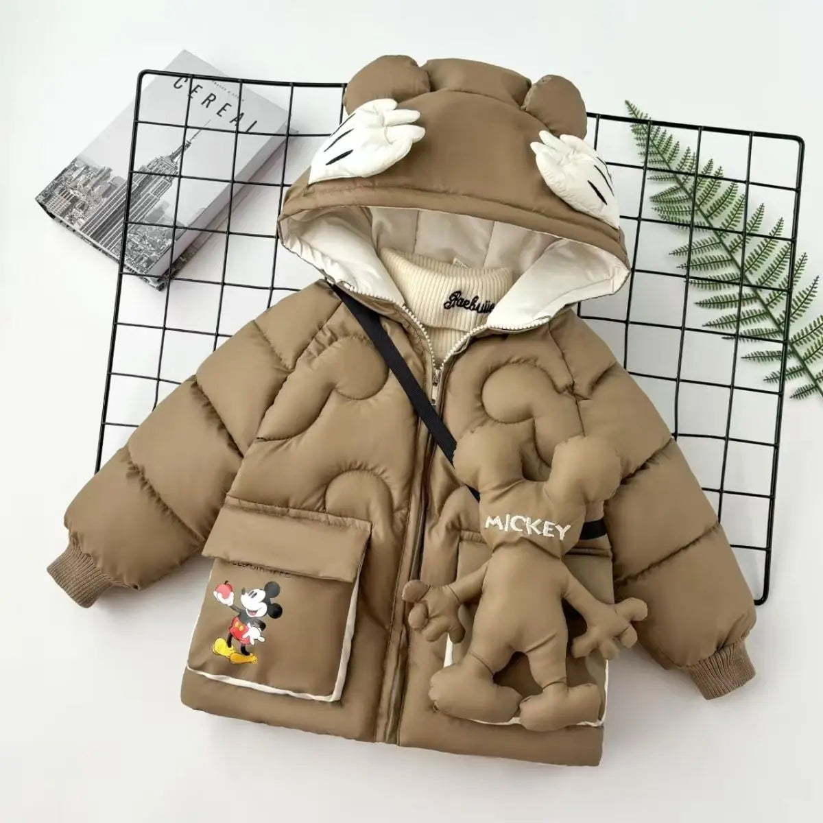 Mickey Mouse Hooded Down Jacket