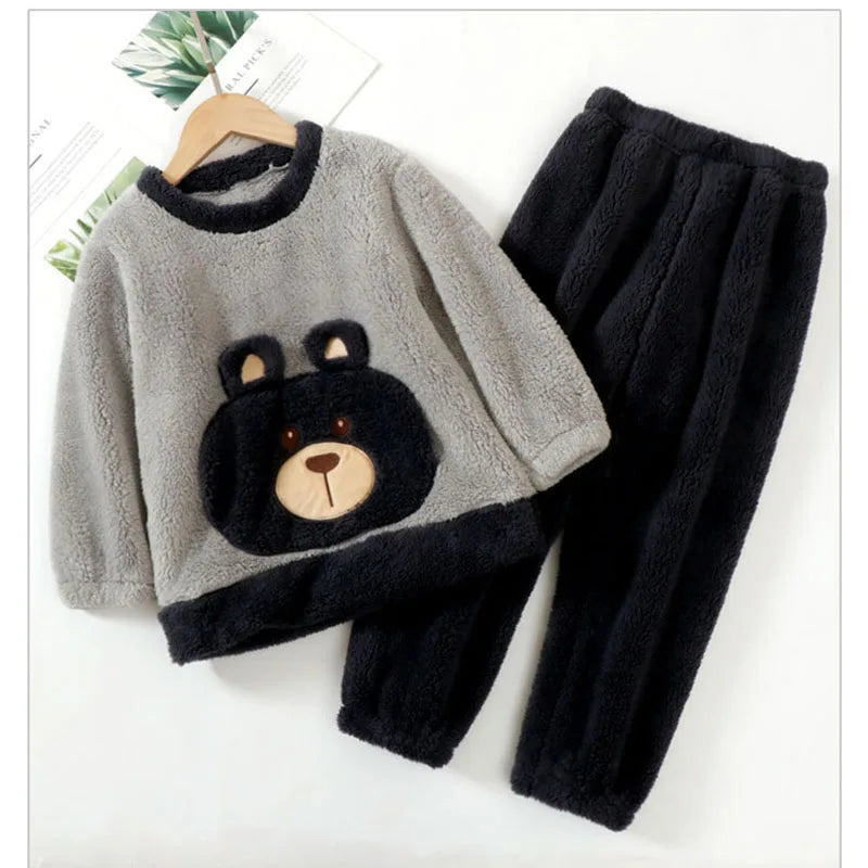 Bear Warm & Comfortable Winter Pajamas