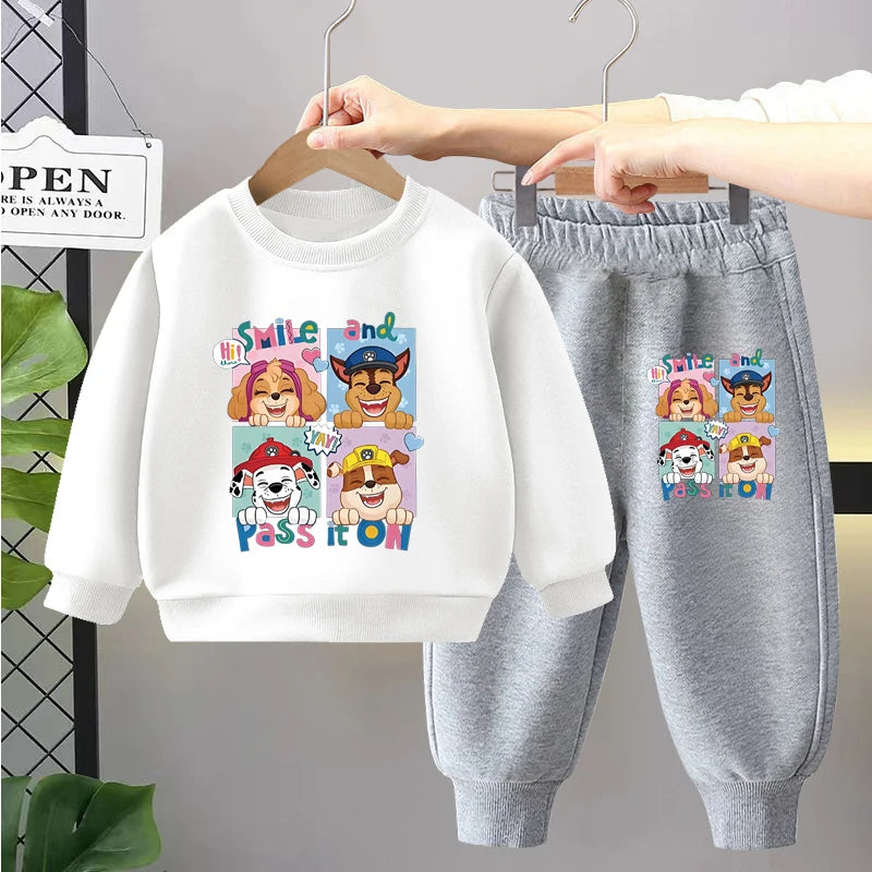 Sweatshirt & Pants Set - 100% Cotton