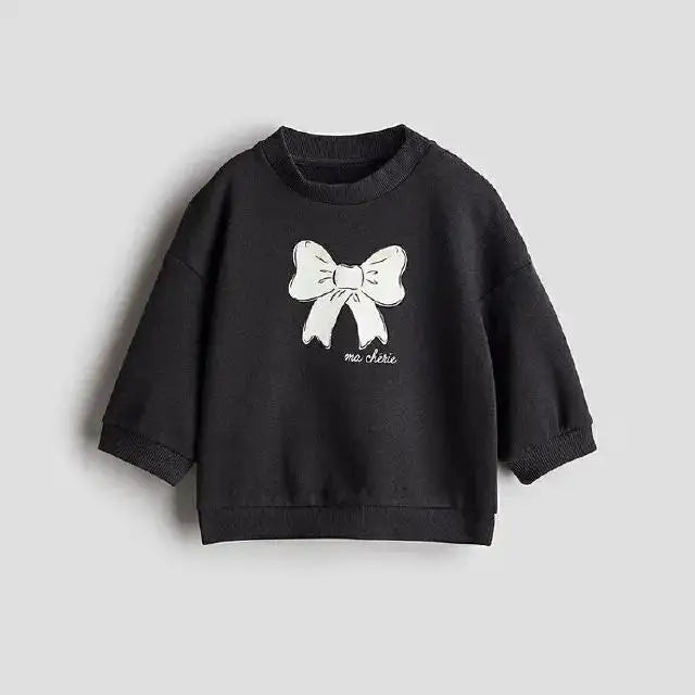 Girl's Comfortable Sweatshirt With Loose Fit