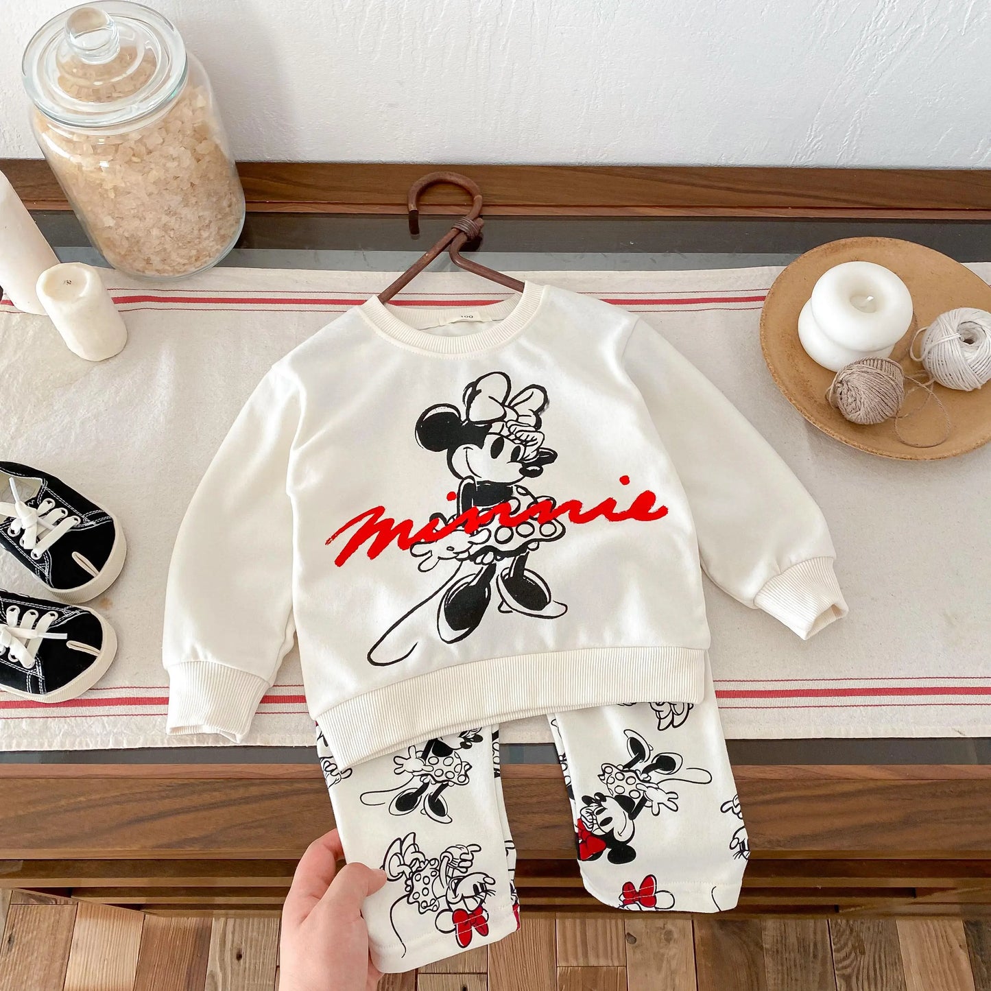 Disney Sweatshirt & Pants Set - 100% Cotton