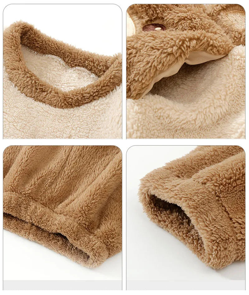 Bear Warm & Comfortable Winter Pajamas
