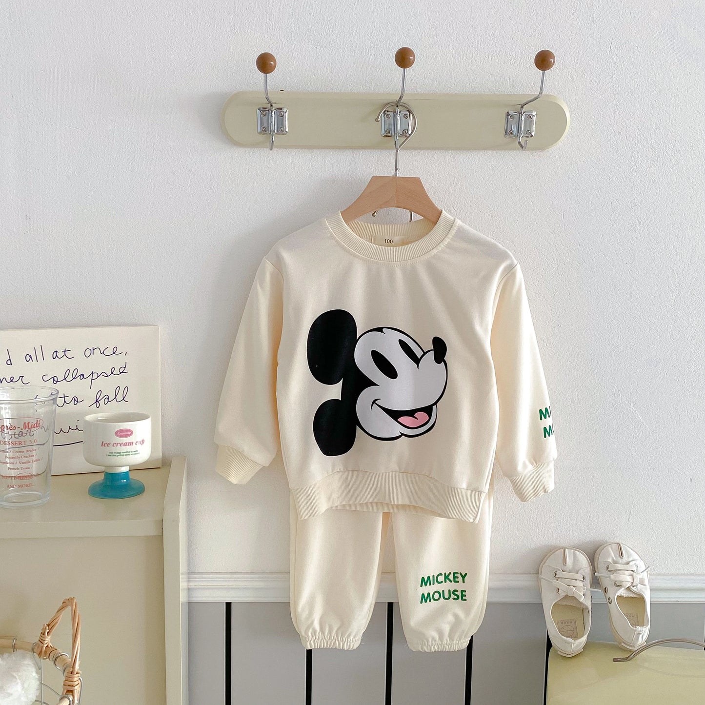 Disney Sweatshirt & Pants Set - 100% Cotton