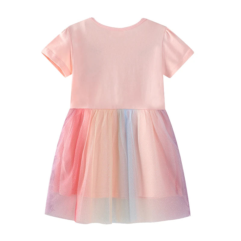 Flower Unicorns 100% Cotton Summer Dress
