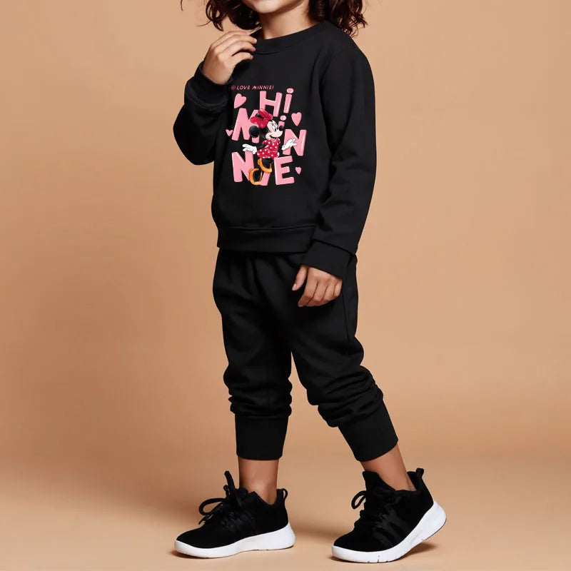 Mickey & Minnie Mouse Sweatshirt & Sweatpant Set
