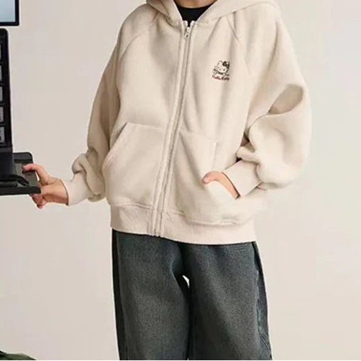 Hello Kitty Hooded Thickened Jacket