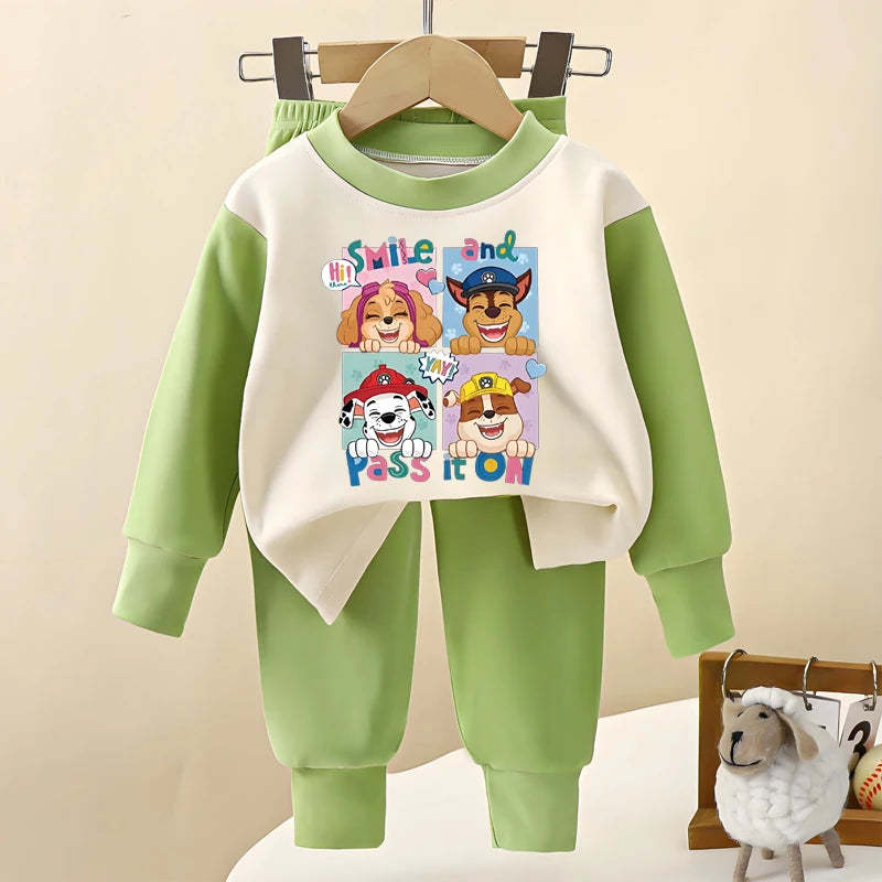 Sweatshirt & Pants Set - 100% Cotton