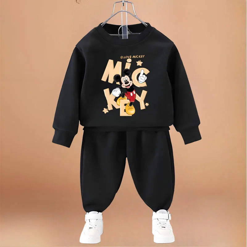 Mickey & Minnie Mouse Sweatshirt & Sweatpant Set